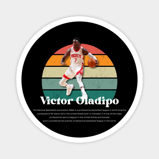 Victor Oladipo Vintage V1 Magnet by Gojes Art